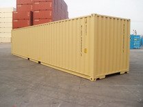 40' DV RAL 1001 shipping containers